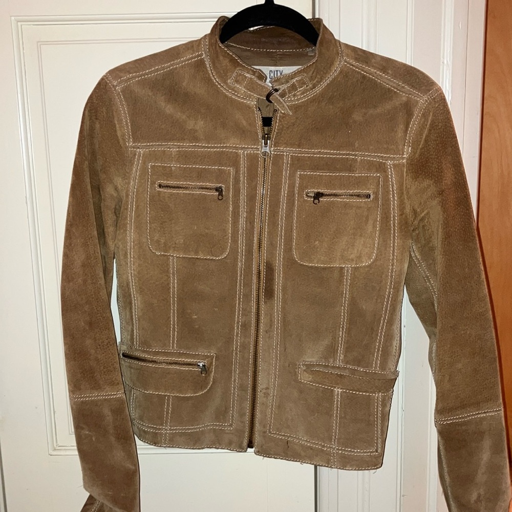 DKNY suede jacket Size 4